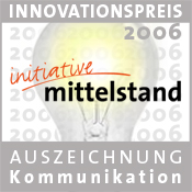 OLfolders ist am Freitag den 07.04.2006 für den Bereich 'Kommunikation' in Unternehmensnetzwerken mit MS Outlook ausgezeichnet worden und hat f? diese Leistung einen Innovationspreis erhalten. 